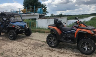 Трофі на CFMOTO біля Чорнобильської зони